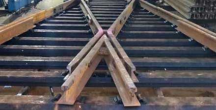 Cast Manganese Steel CMS Crossing Manufacturer in India