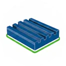 Precision-molded grooved design for Railway Grooved Rubber Pads